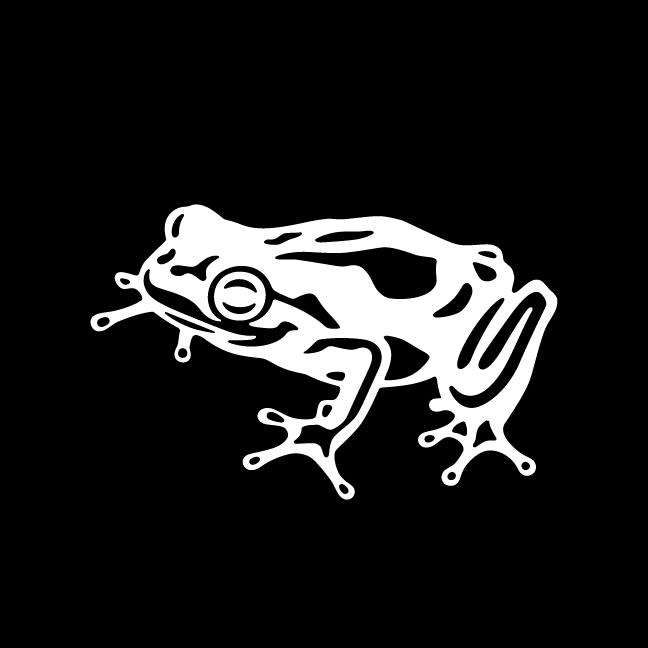 White friedolin - frog design and strategy consulting firm logo